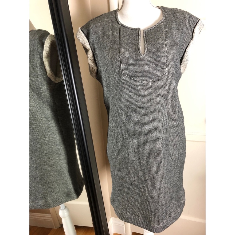 Clu Ladies Gray Sweatshirt Dress